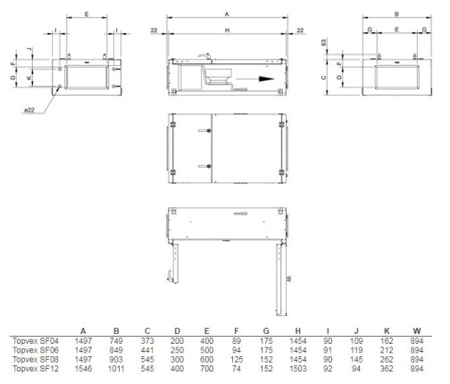 Изображение для товара Systemair Topvex SF04 EL 10,5kW