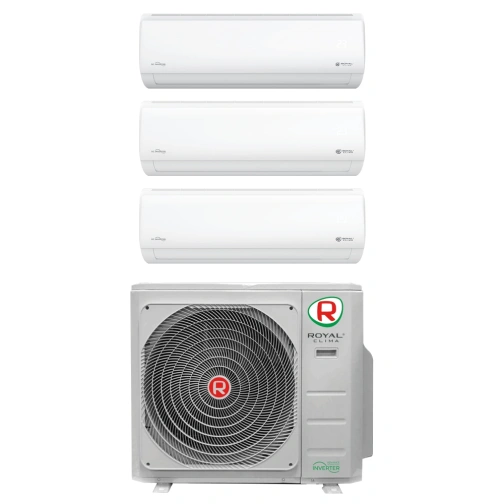 Изображение для товара Royal Clima 3RMN-27HN/OUT / RCI-TMN12HN + RCI-TMH09HNx2