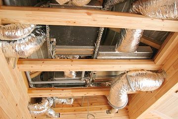 Вентиляция, кондиционирование и отопление коттеджа (пос. Монтевиль), фото №2