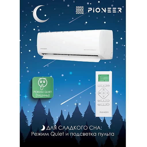 Мульти-сплит-система Pioneer 2MSHD18F / KFRI25FW + KFRI35FW