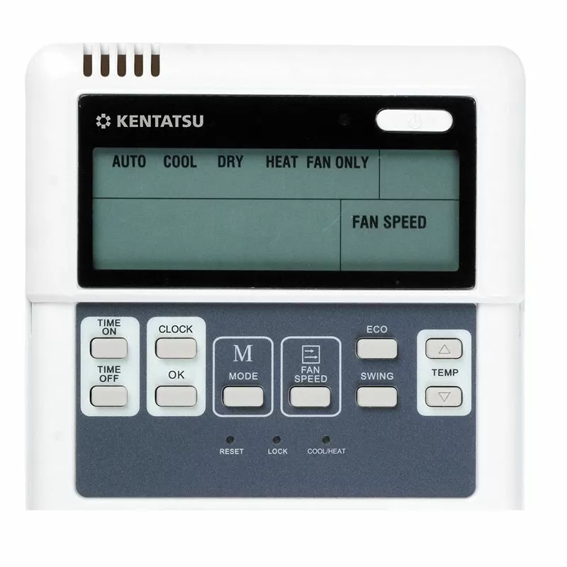 Инверторный кассетный кондиционер (сплит-система) Kentatsu KSVB140HZAN1/1 / KSUNB140HZAN3 с зимним комплектом (-40)