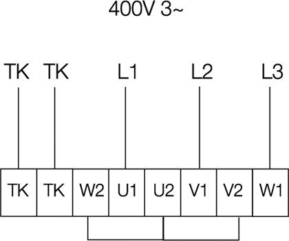 Схема подключения вентилятора Systemair KT 60-35-4