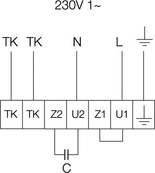 Электрическая схема вентилятора Systemair MUB 042 500E4 sileo